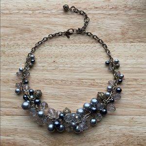 Antique Gold Beaded Necklace